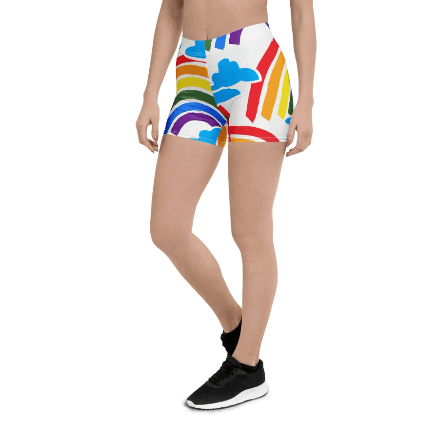 Rainbow Dreams All-Over Shorts product image (6)