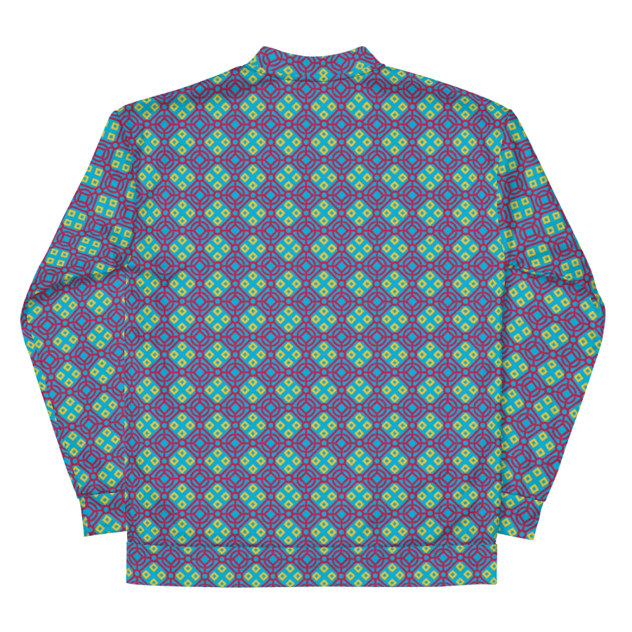 Multi Colored Batik Pattern Bomber Jacket product image (10)
