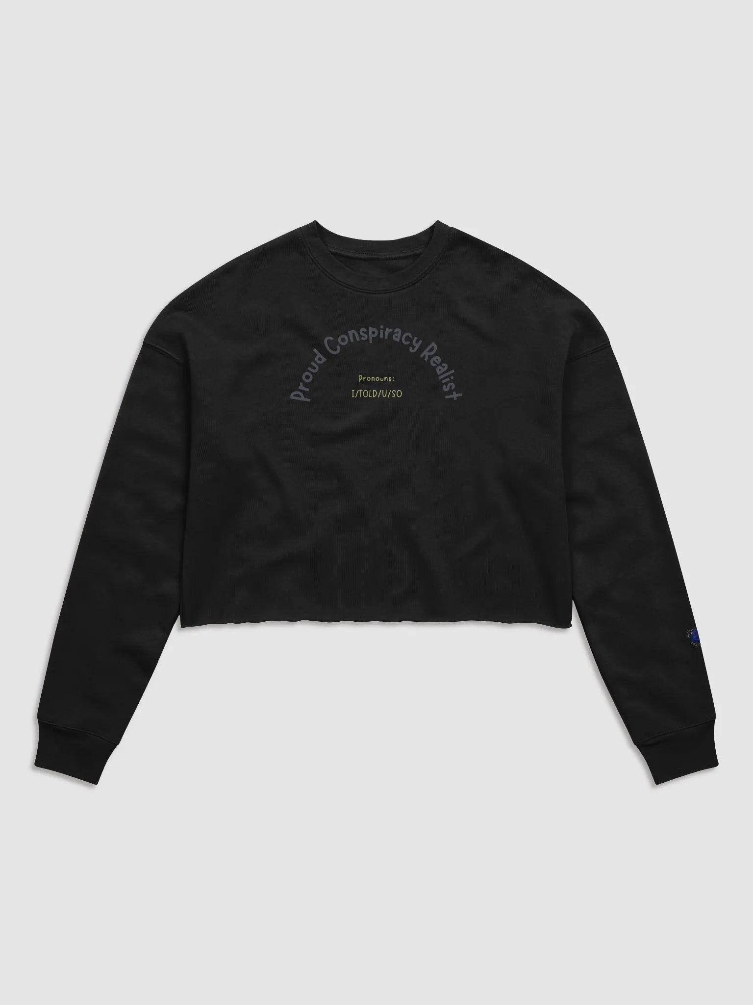 Proud Conspiracy Realist Ladies Sweatshirt product image (4)