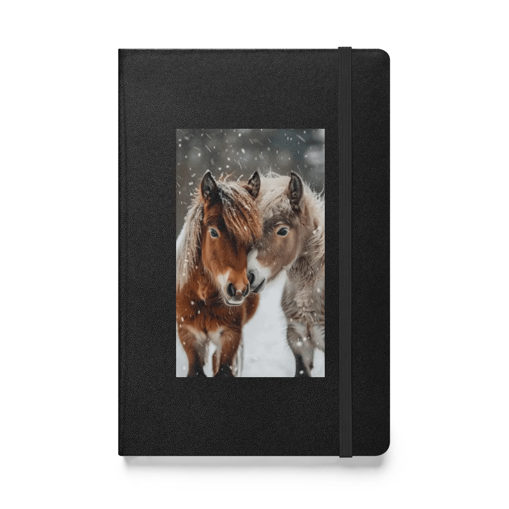 Winter Horses Hardcover Notebook product image (1)