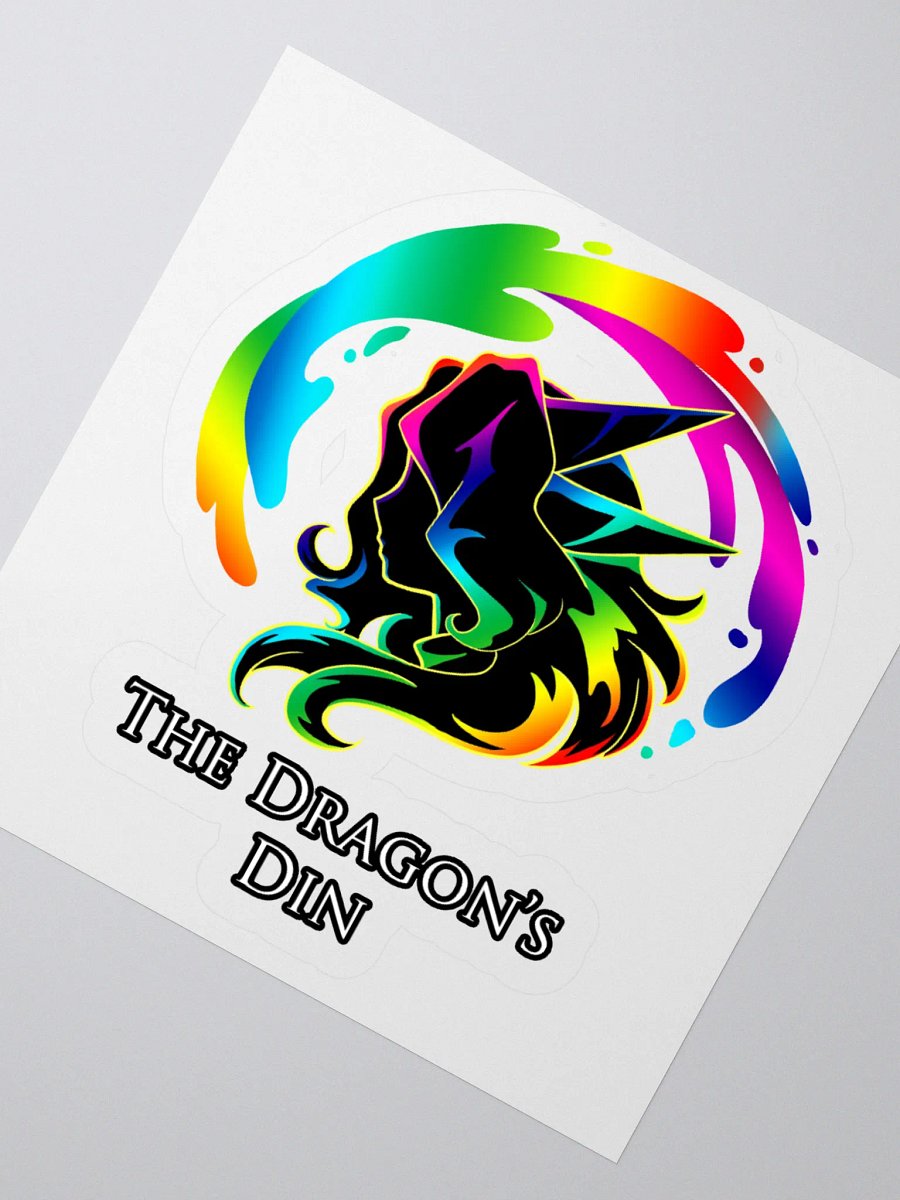 The Dragon's Din Logo Sticker product image (2)