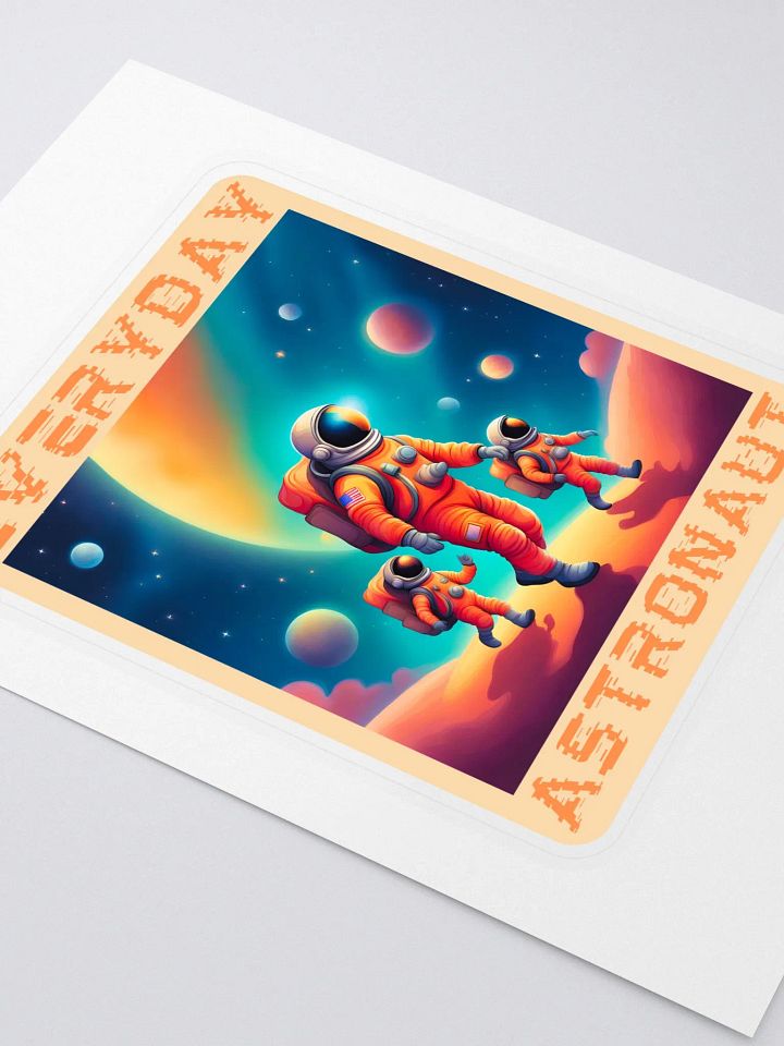 Everyday Astronaut Taking the Kids to School Sticker product image (2)