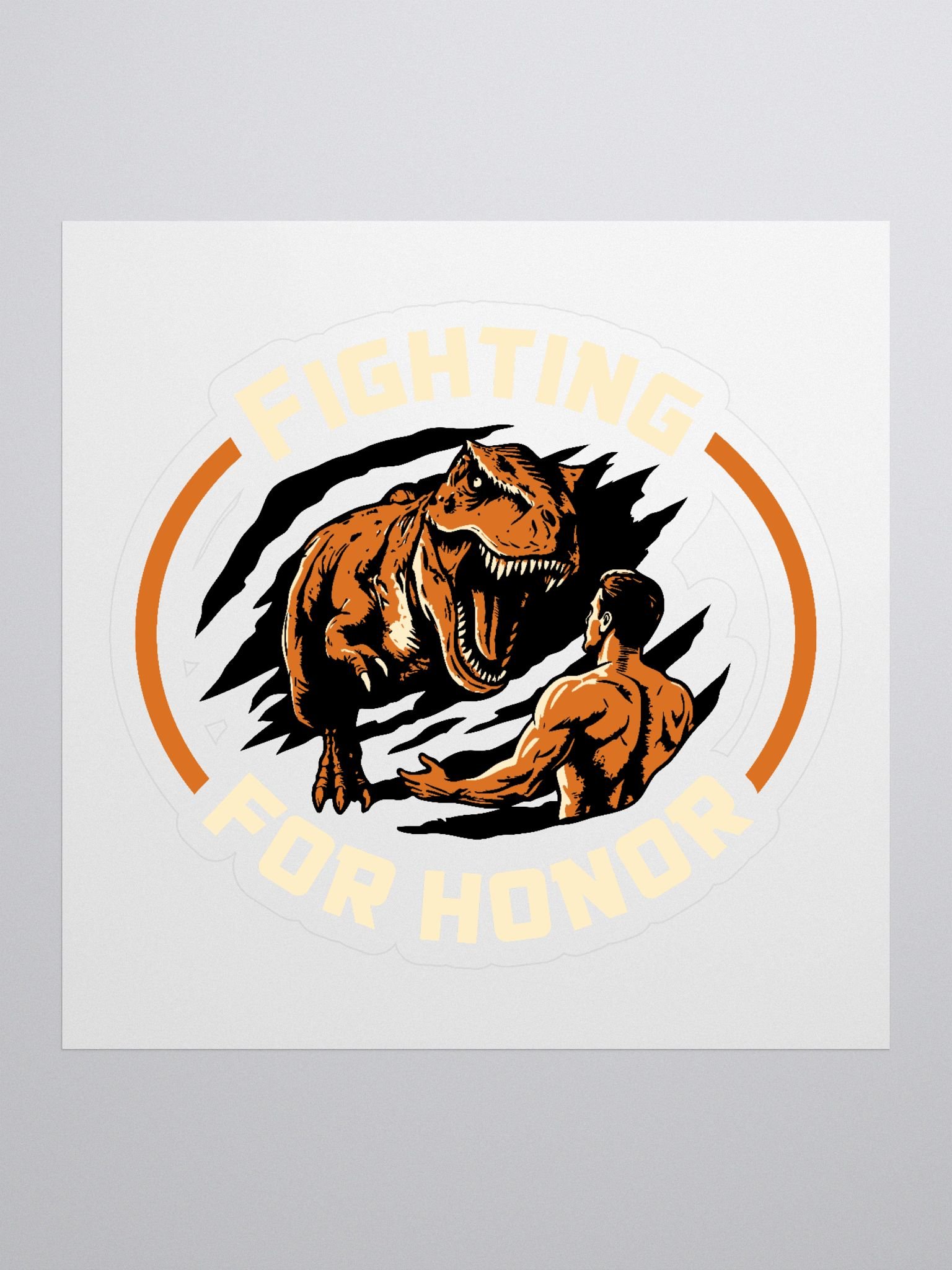 Fighting for Honor Vinyl Kiss Cut Sticker product image (1)