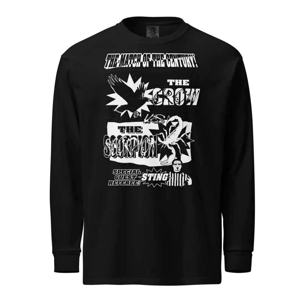 The Crow vs The Scorpion Black Long Sleeve T-Shirt product image (1)
