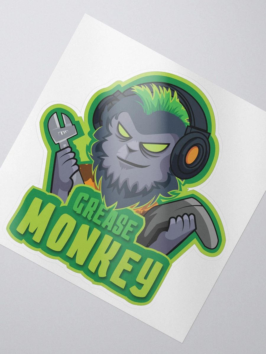 Grease Monkey Logo Sticker product image (2)