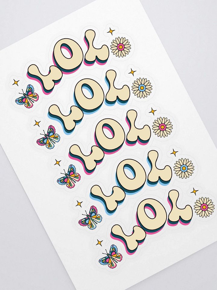 LOL Sticker Sheet product image (1)