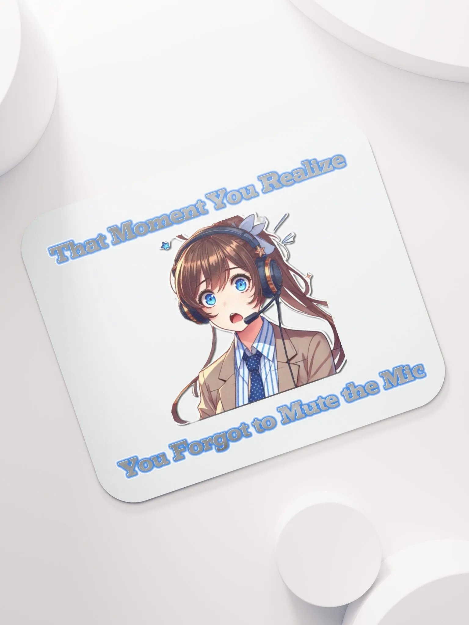 Forgot to Mute Mousepad Female product image (7)