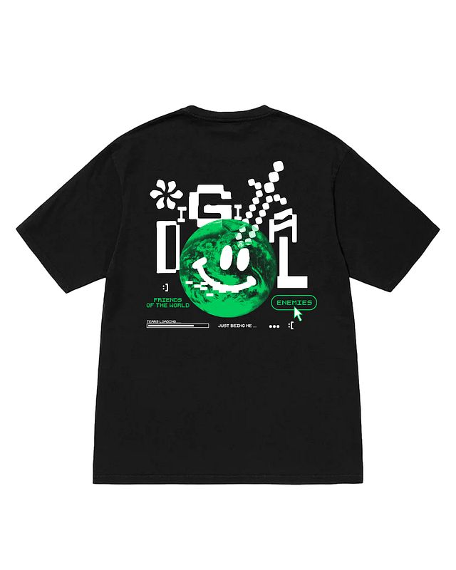 DIGITAL ENEMIES TEE-BLACK product image (2)