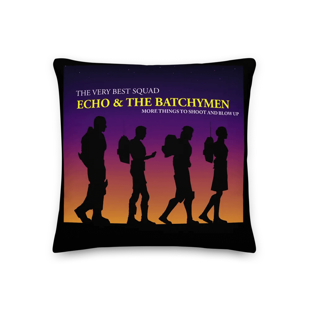 Echo & the Batchymen Pillow product image (1)
