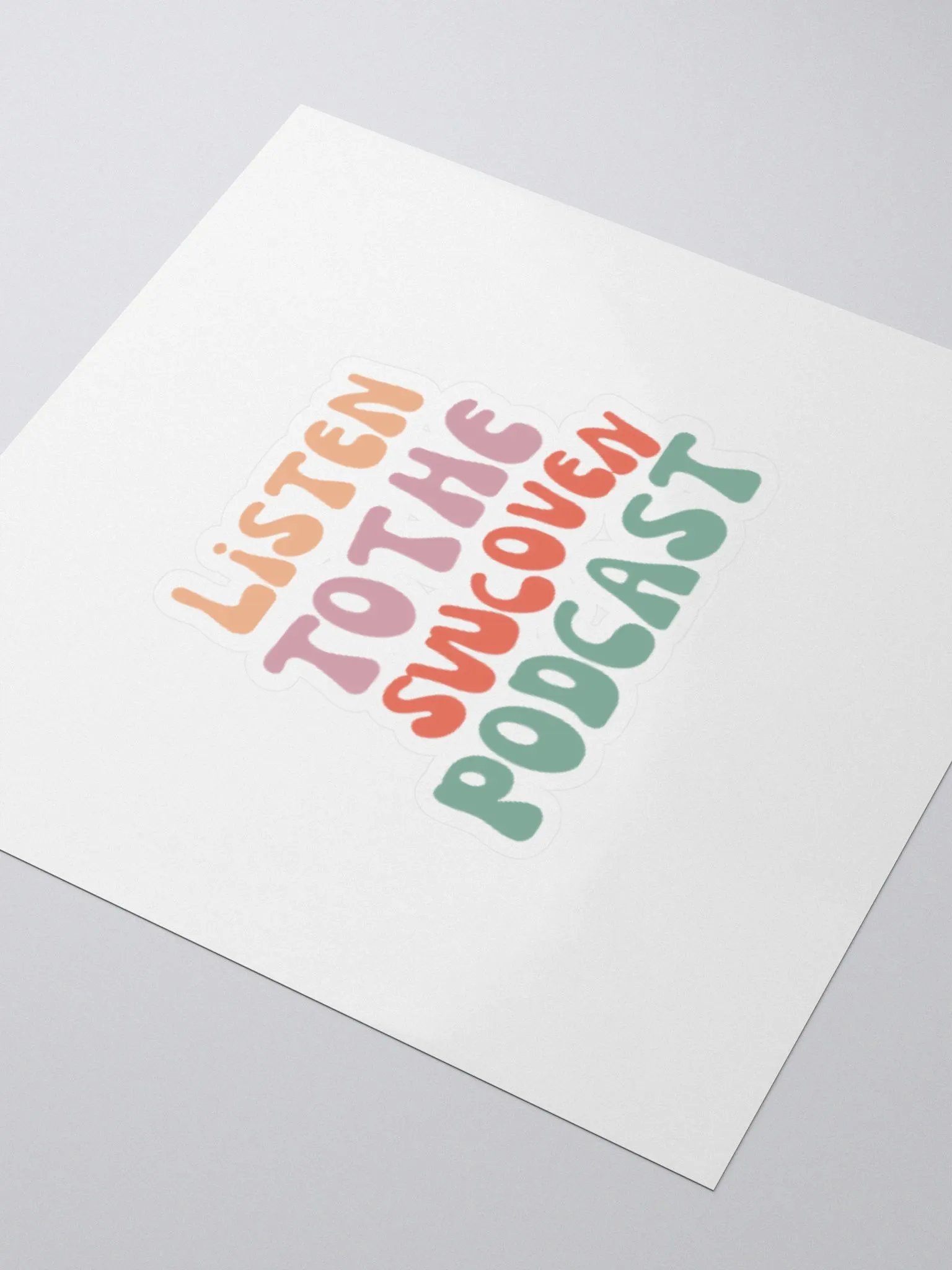 LISTEN STICKER product image (3)