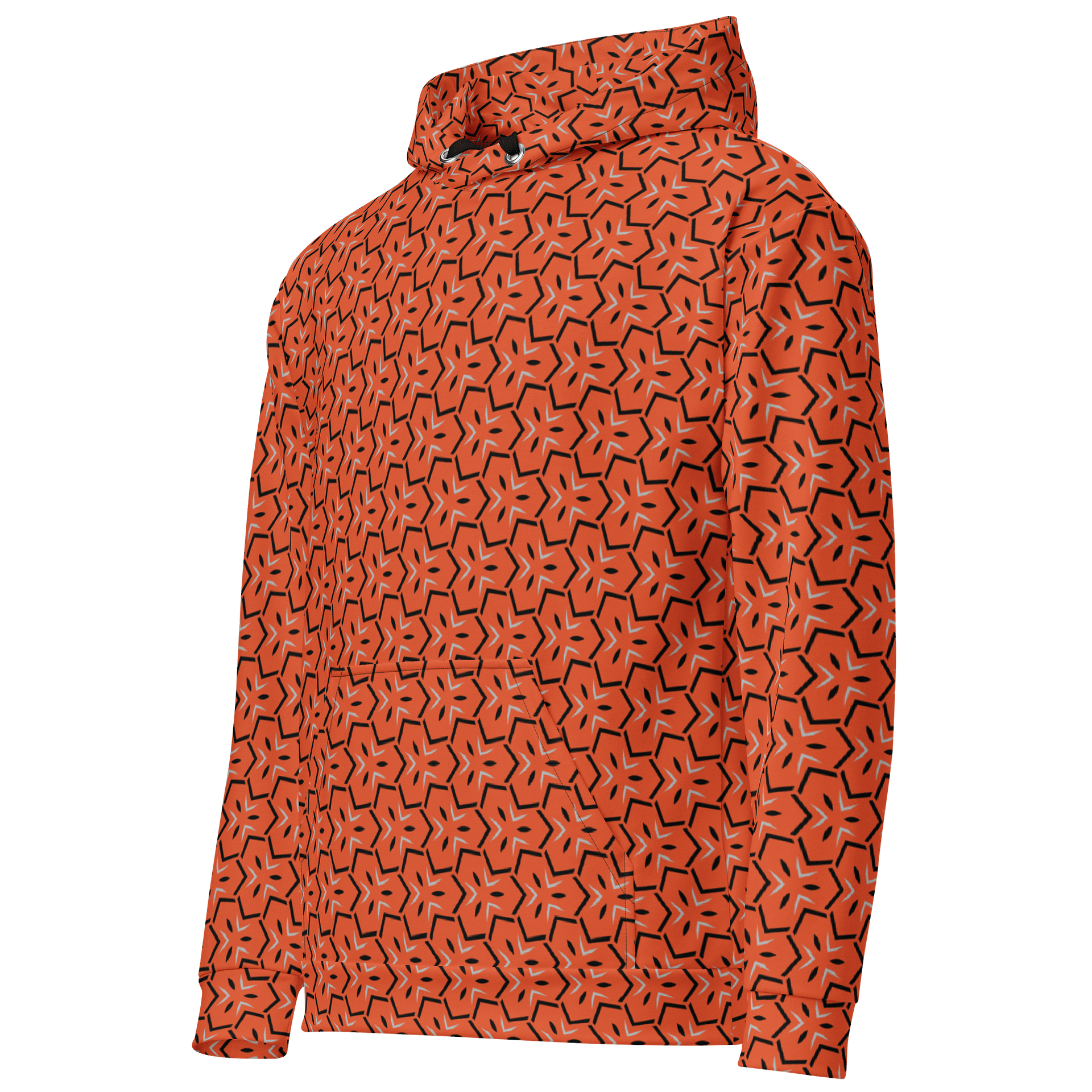 Onyx & Ember Geometric Allover Print Hoodie for Men and Women product image (2)