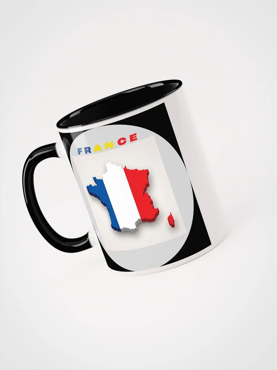 Ceramic Mug with Color Inside France Map product image (3)