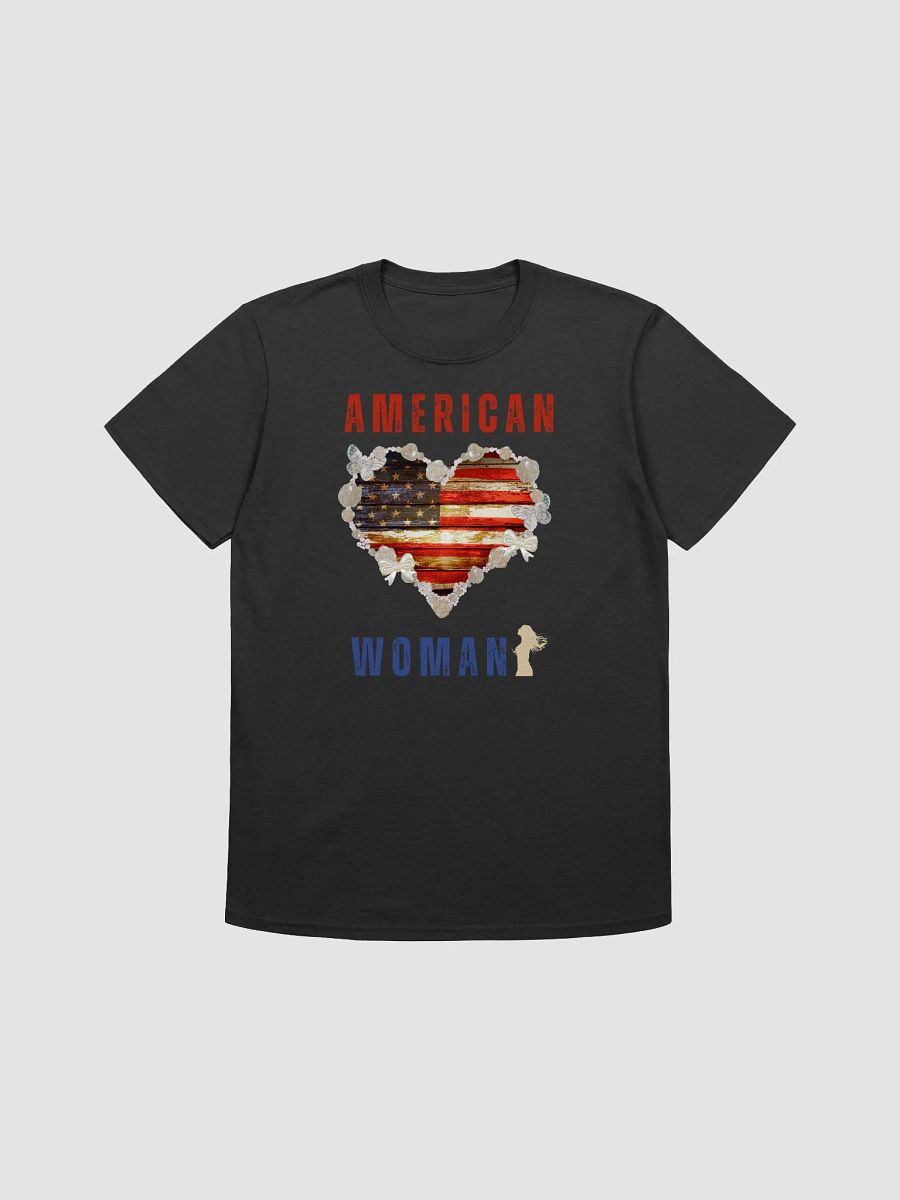 American Woman Heart Soft T-Shirt product image (1)