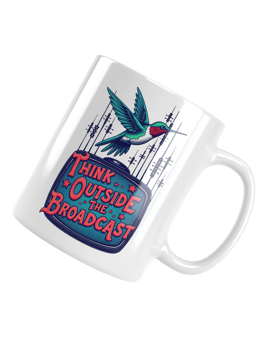 Think Outside The Broadcast Mug product image (1)