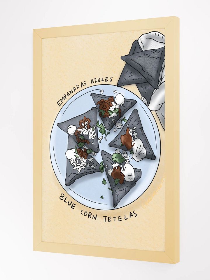 Empanadas Azules Framed Poster product image (2)