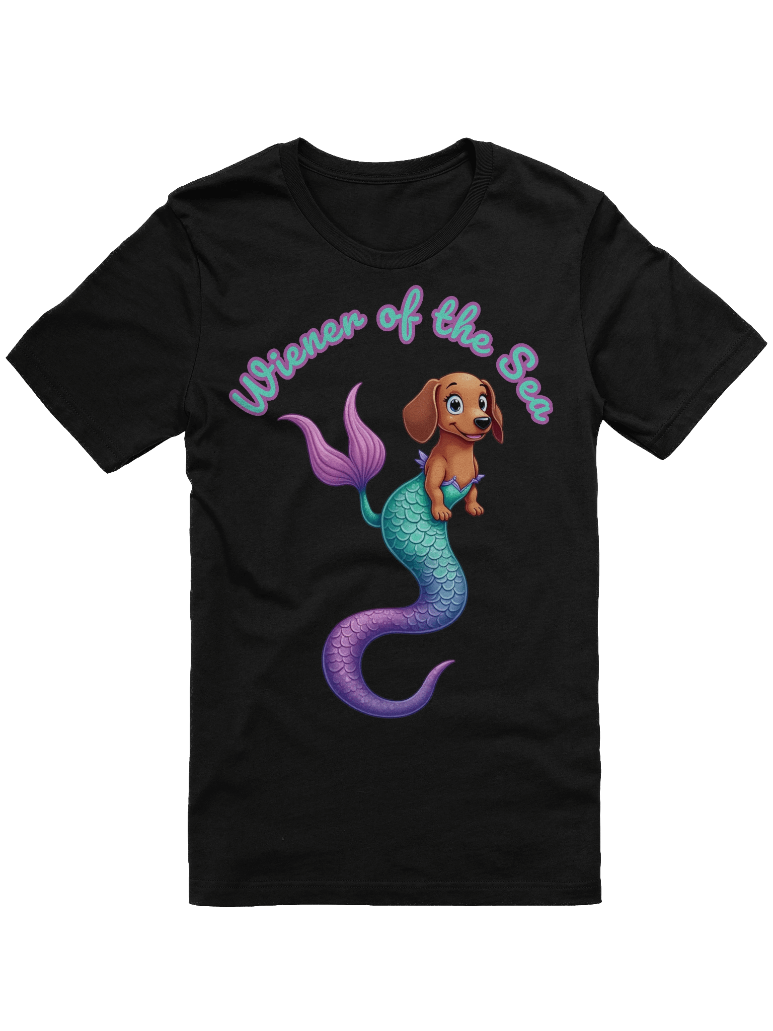 Wiener of the Sea – Cute Mermaid Dachshund T-Shirt product image (1)