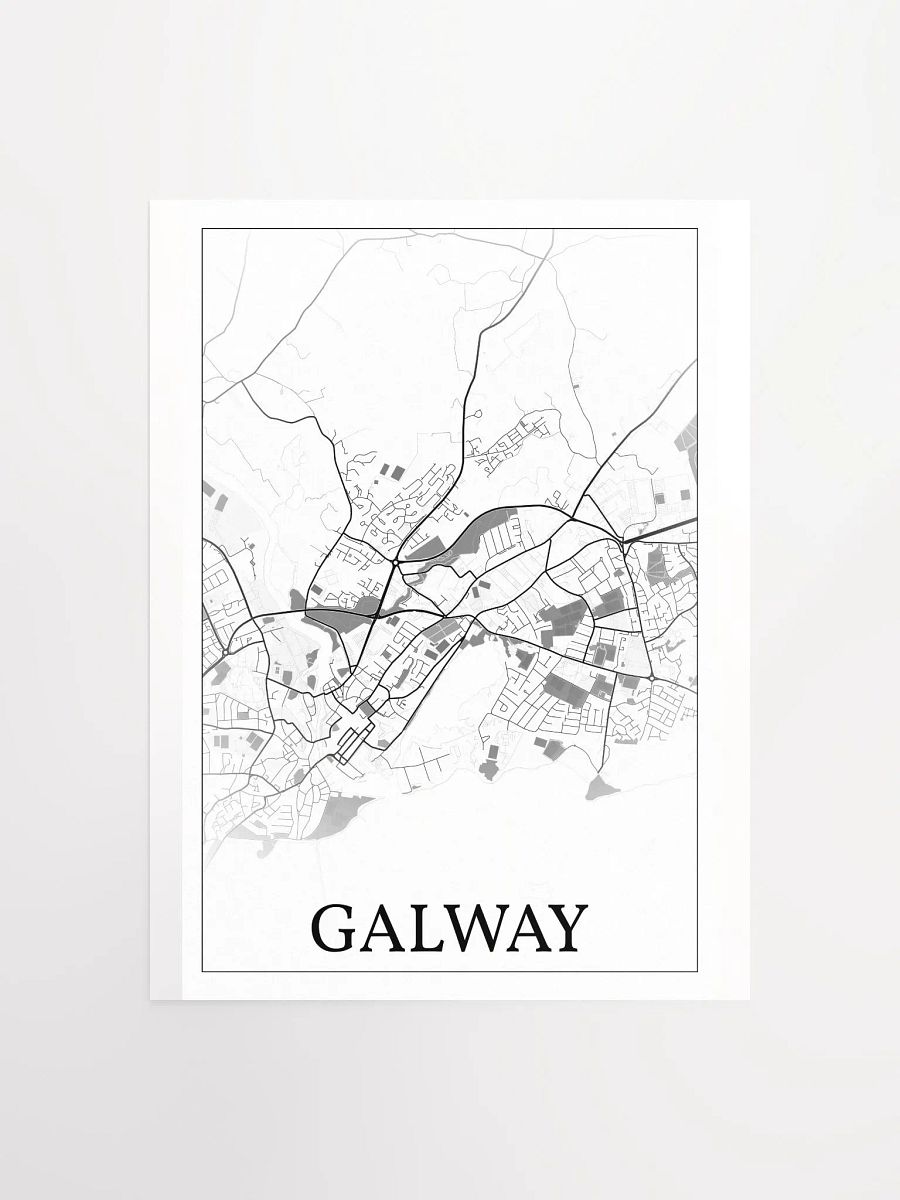 Galway, Éire, city map print product image (3)