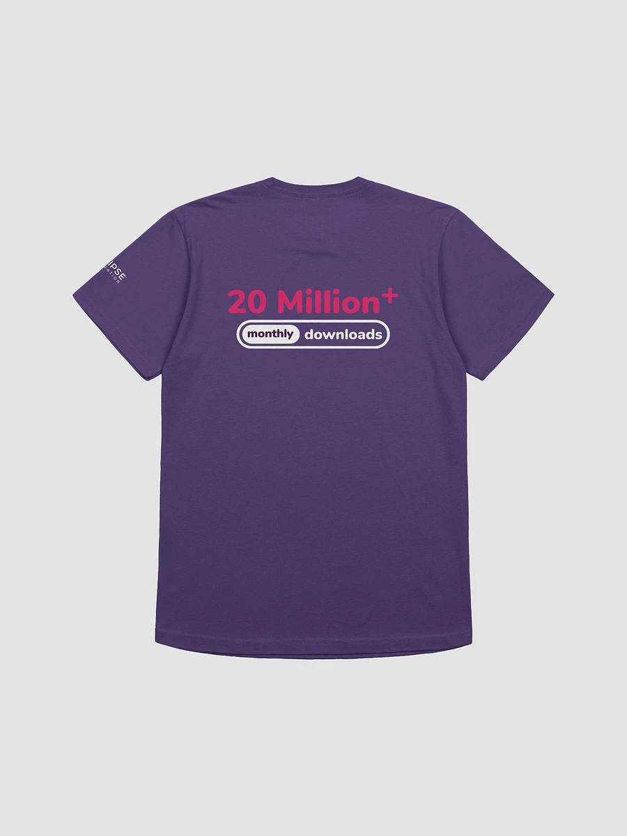 Temurin 20 Million + Monthly Downloads T-shirt product image (2)