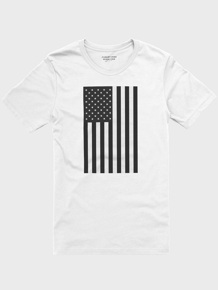 sconiArt b&w design, 'usa'. - unisex T-Shirt. product image (1)