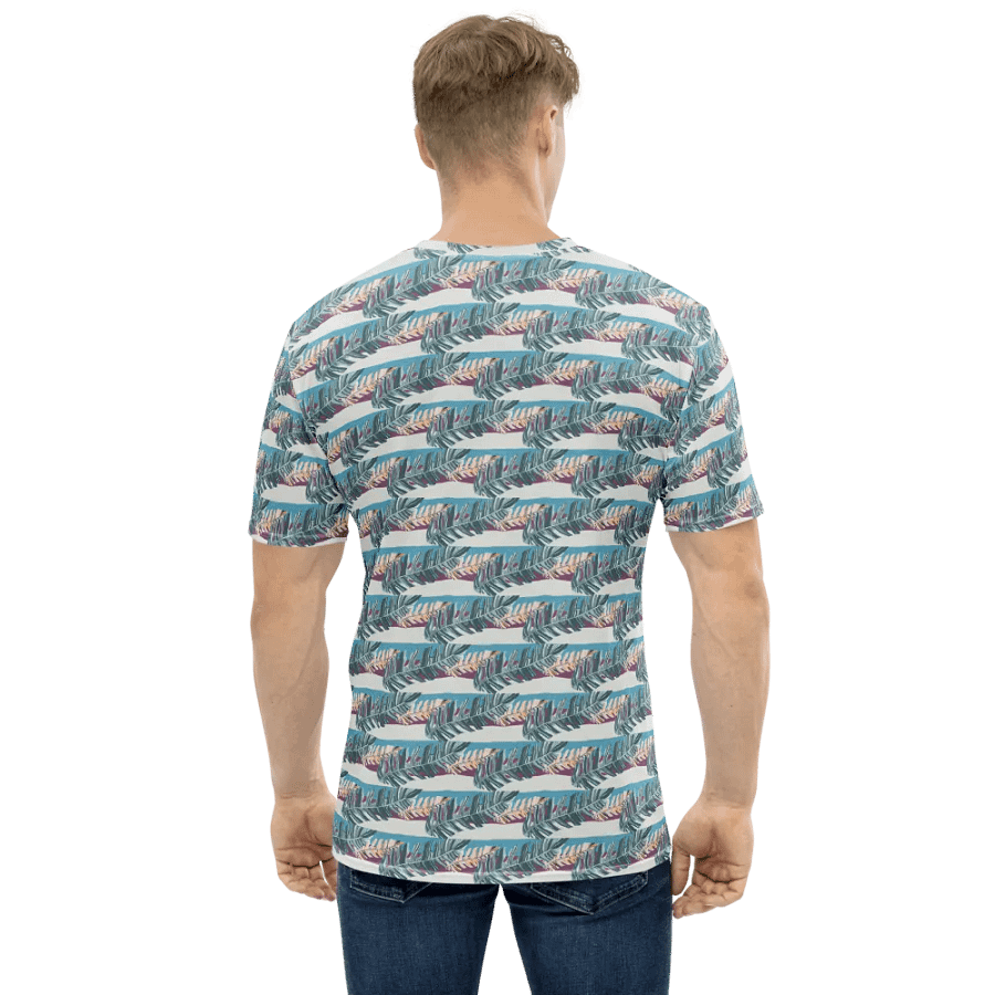 Tropical Stripes | Crew Neck T-Shirt product image (2)
