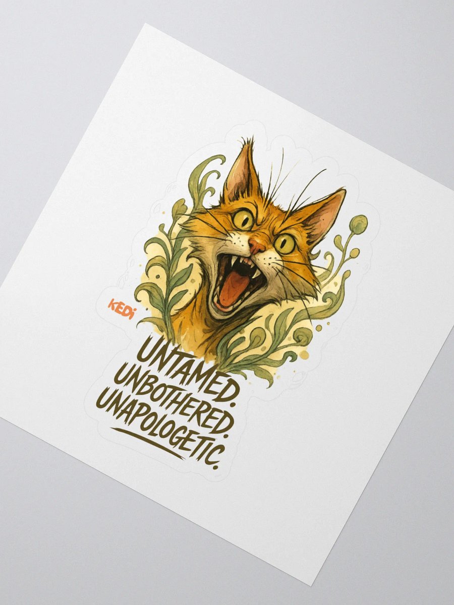 Untamed Cat Collection Kiss Cut Stickers product image (2)