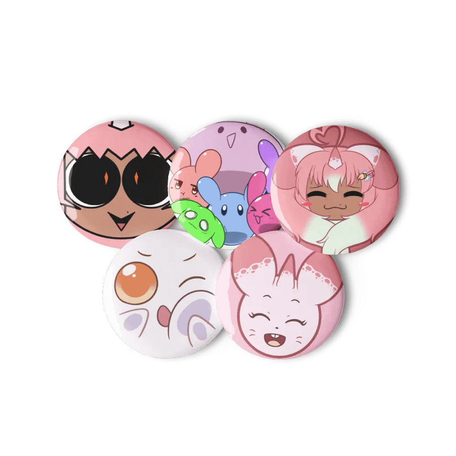 Jammy and Co. Pin Button Set (5PCs) product image (2)