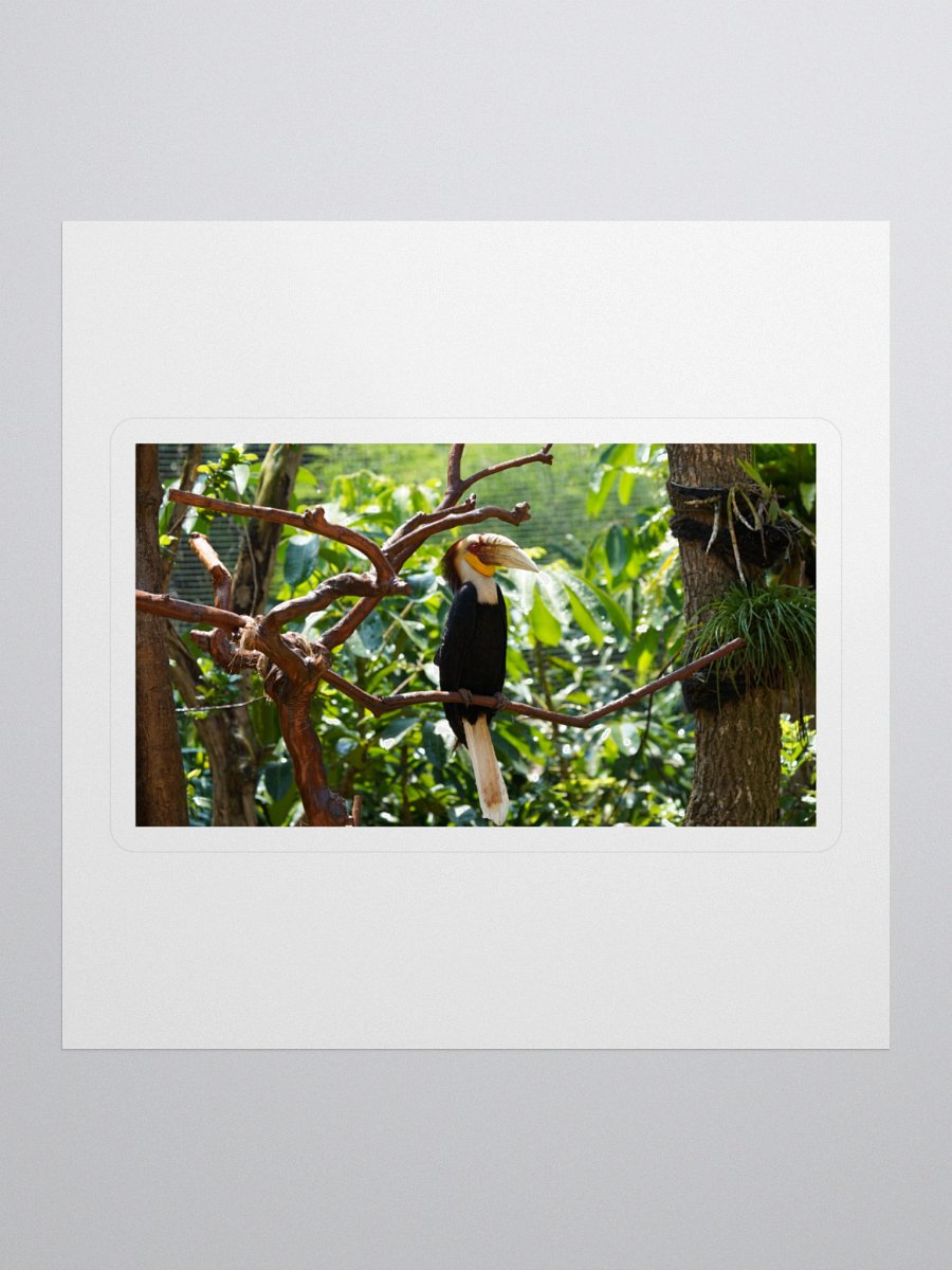 Vibrant Bird Kiss Cut Stickers product image (1)