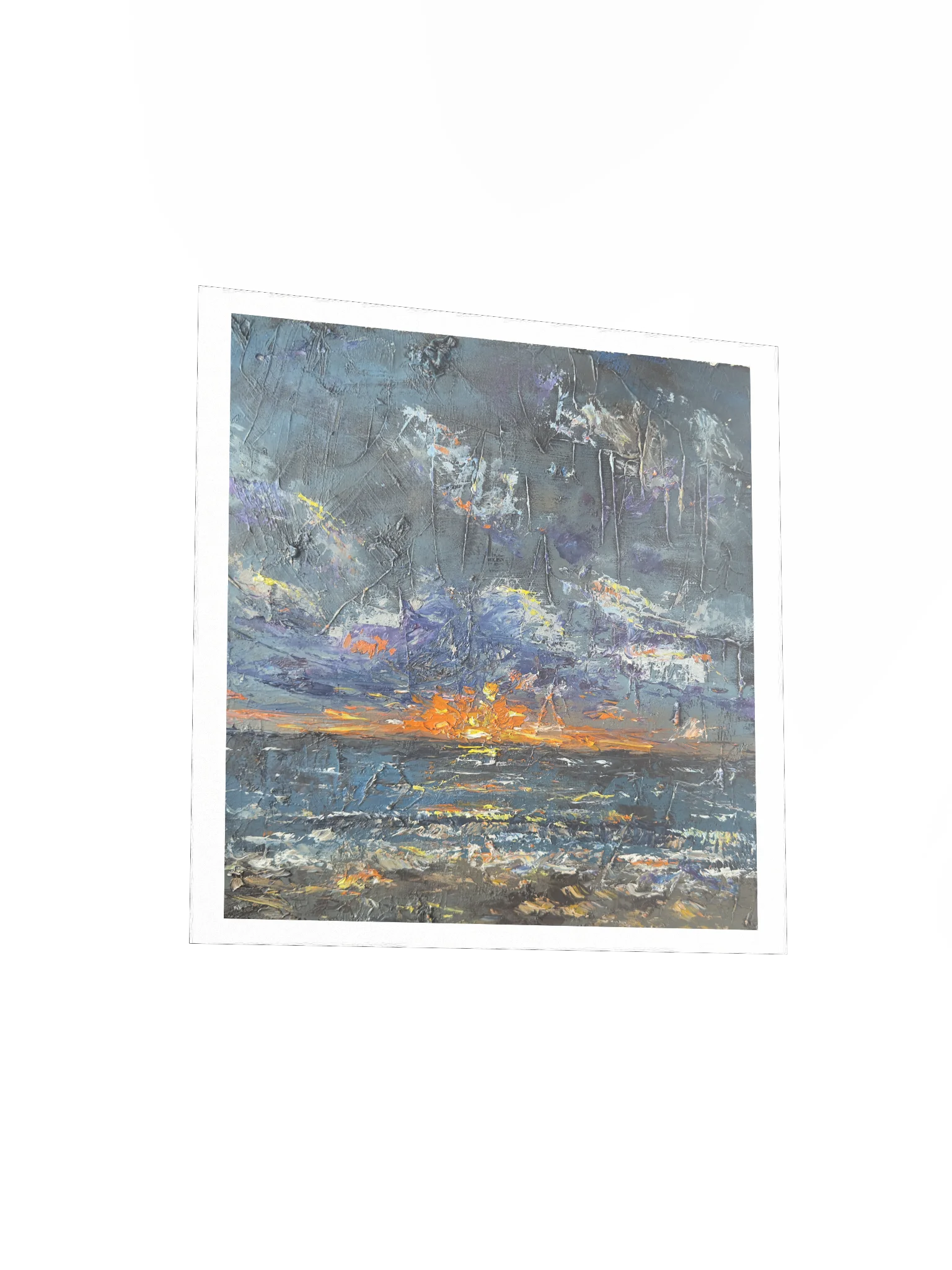 Stormy Sunrise Over a Beach in Puerto Morelos Print product image (3)