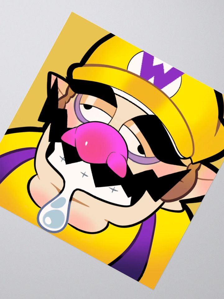 MARIOTHON WARIO STICKER product image (2)