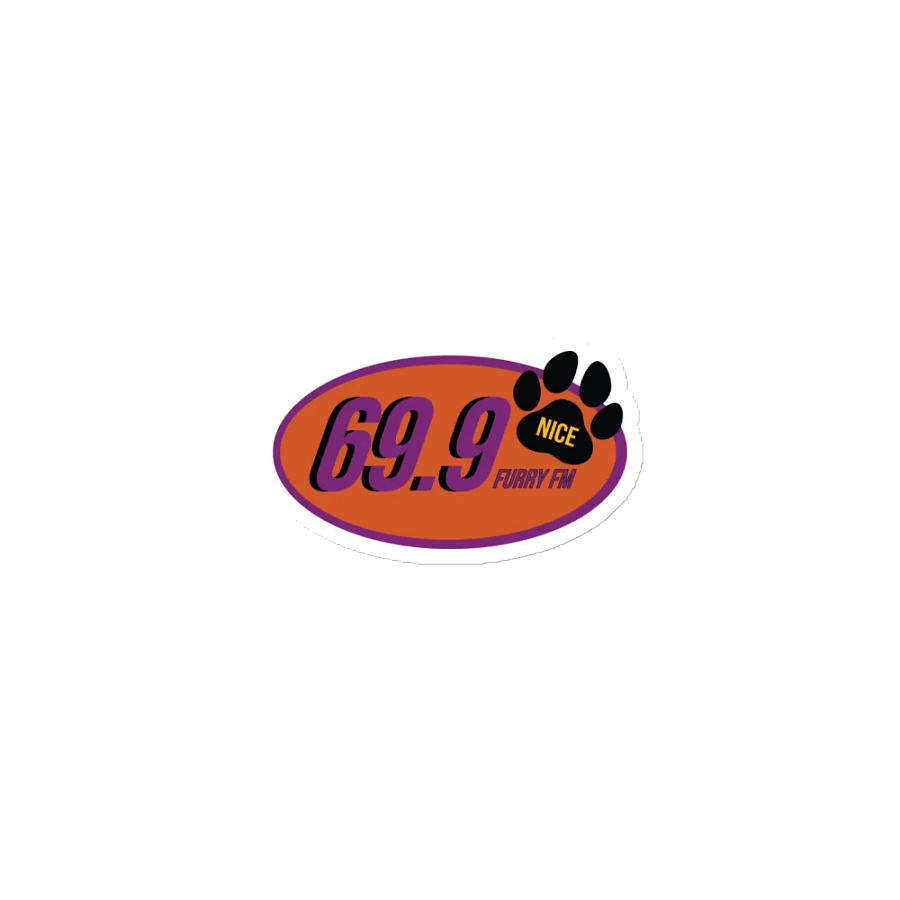"69.9 Furry FM" Fridge Magnet product image (1)