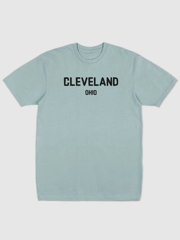 Cleveland Ohio Tshirt Style Basic Casual Black White Tee for Men Women Kids Dad Gifts product image (4)