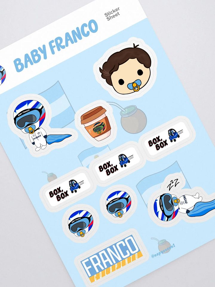 Baby Franco - Sticker Sheet product image (1)