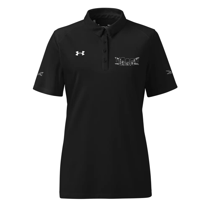 Women's Polo Shirt - Embroidered - Black HApex Gear Black Logo product image (1)