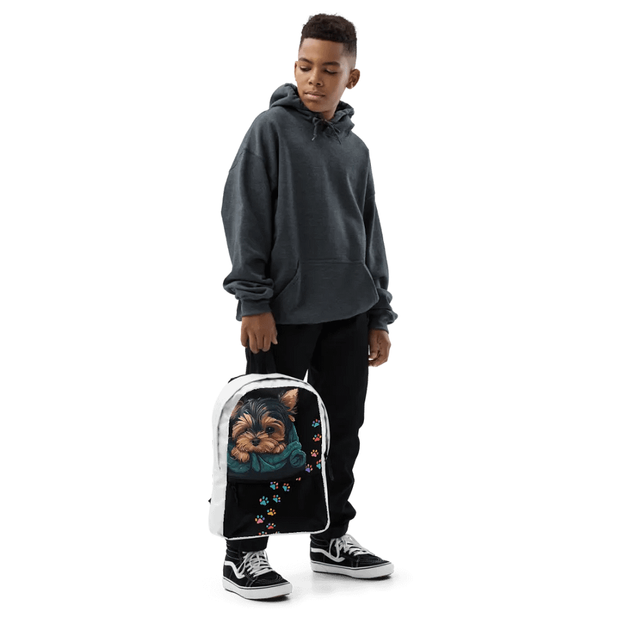 Whimsical Yorkie All-Over Print Backpack product image (6)