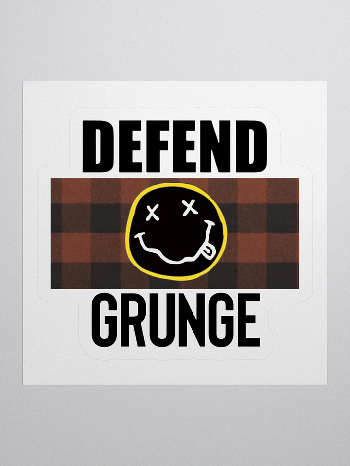 Defend Grunge Sticker product image (1)