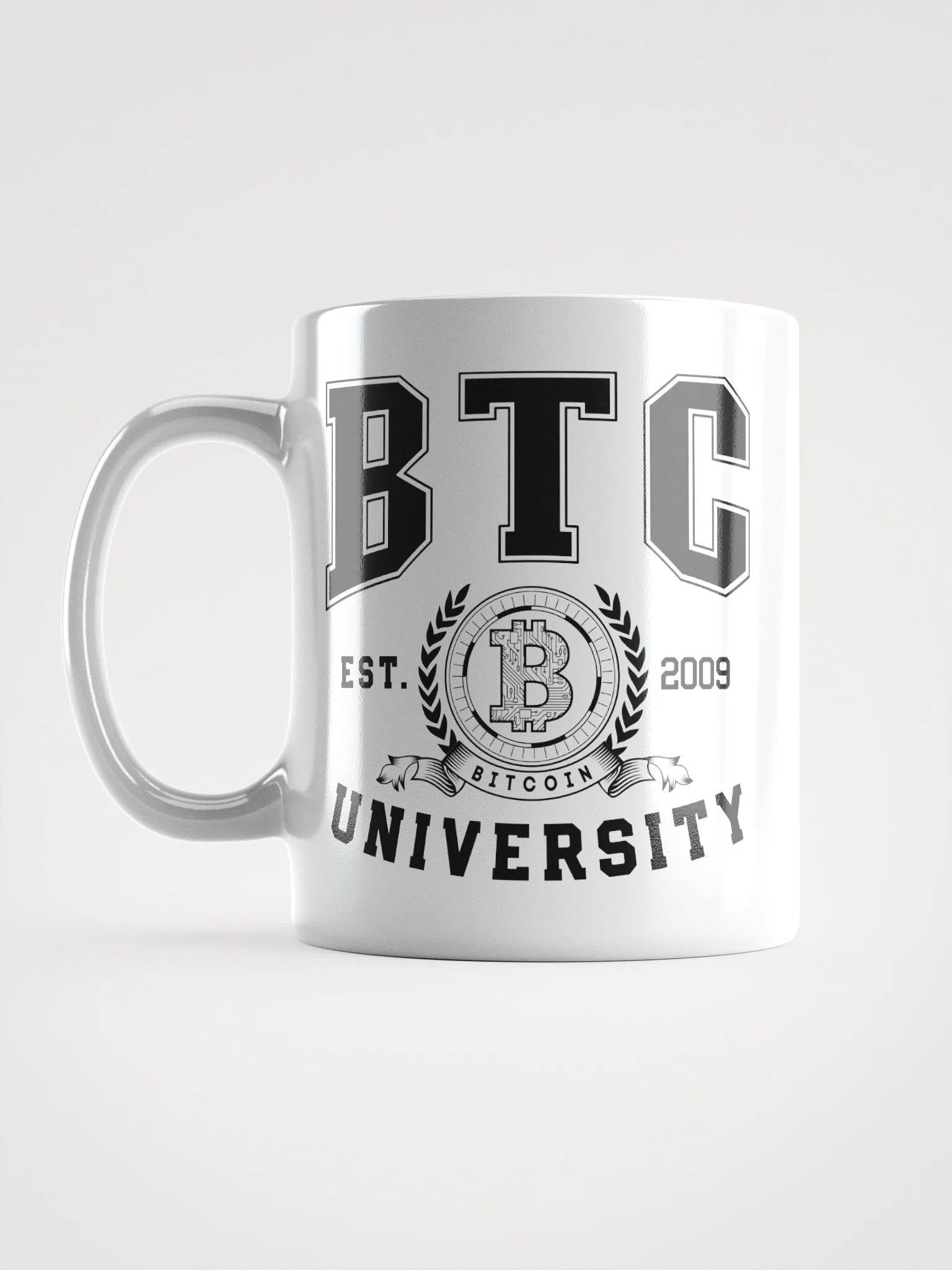 Bitcoin BTC University College Crypto Currency Blockchain Mug product image (11)