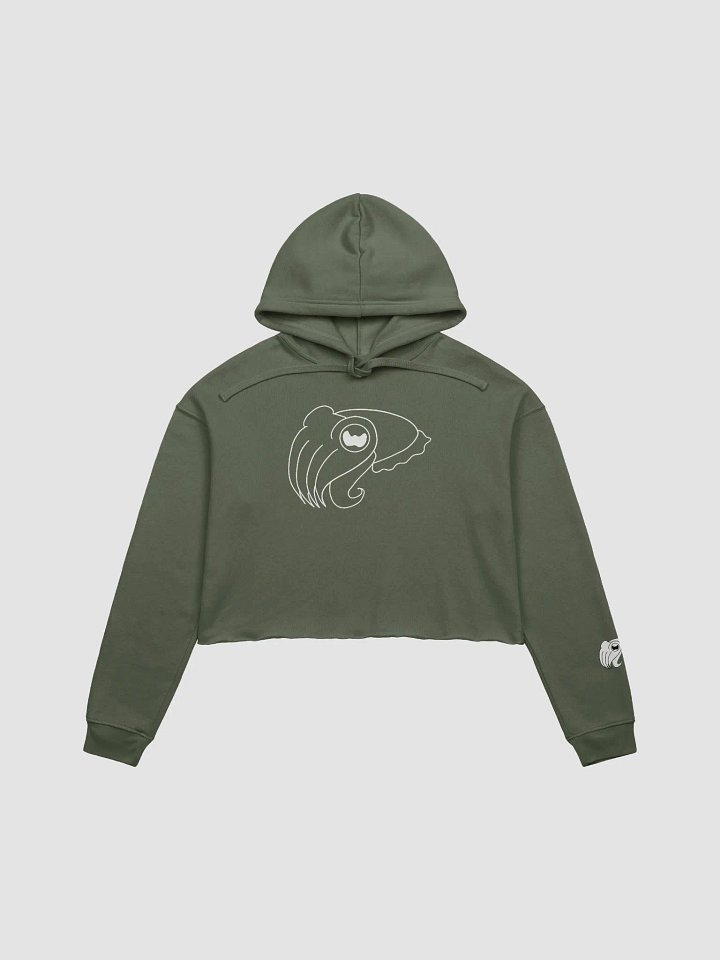 Outline Cuttlefish Crop Hoodie product image (5)