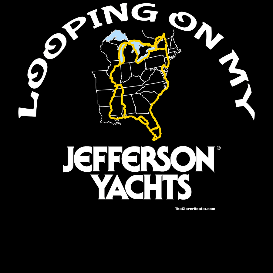 Looping On My Jefferson - T-Shirt - Dark Shirt w/White Logo product image (5)