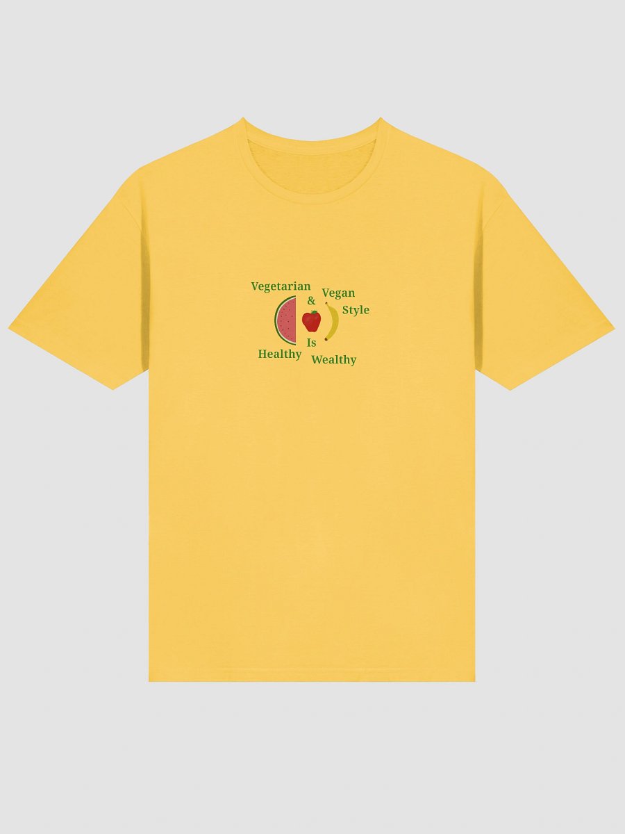 Healthy & Wealthy Vegan Style T-Shirt product image (3)