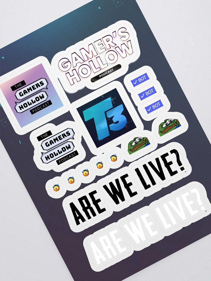 Turndo3 Stream Stickers - Pack 1 product image (1)