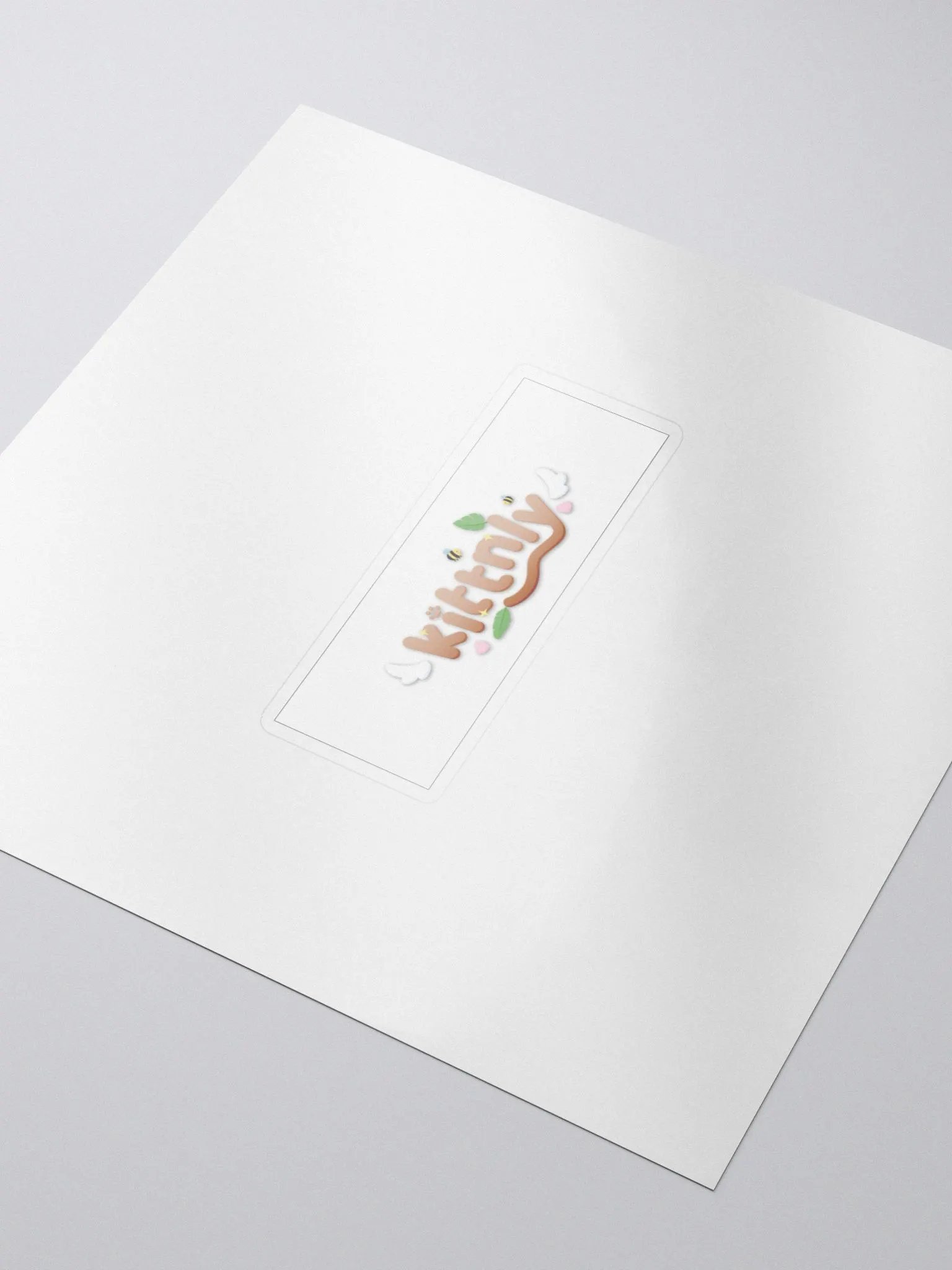first kittnly sticker ^_^ product image (3)