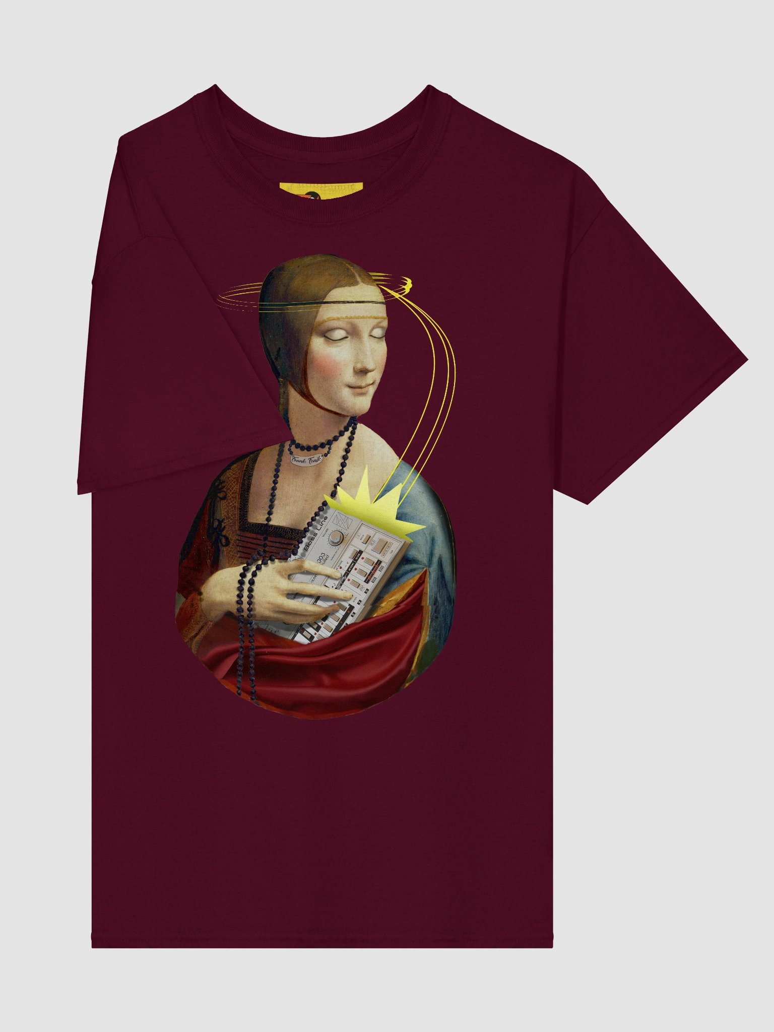 TB 303 Chill-out Lady by Frank Fonik, Techno EDM Unisex t-shirt product image (5)