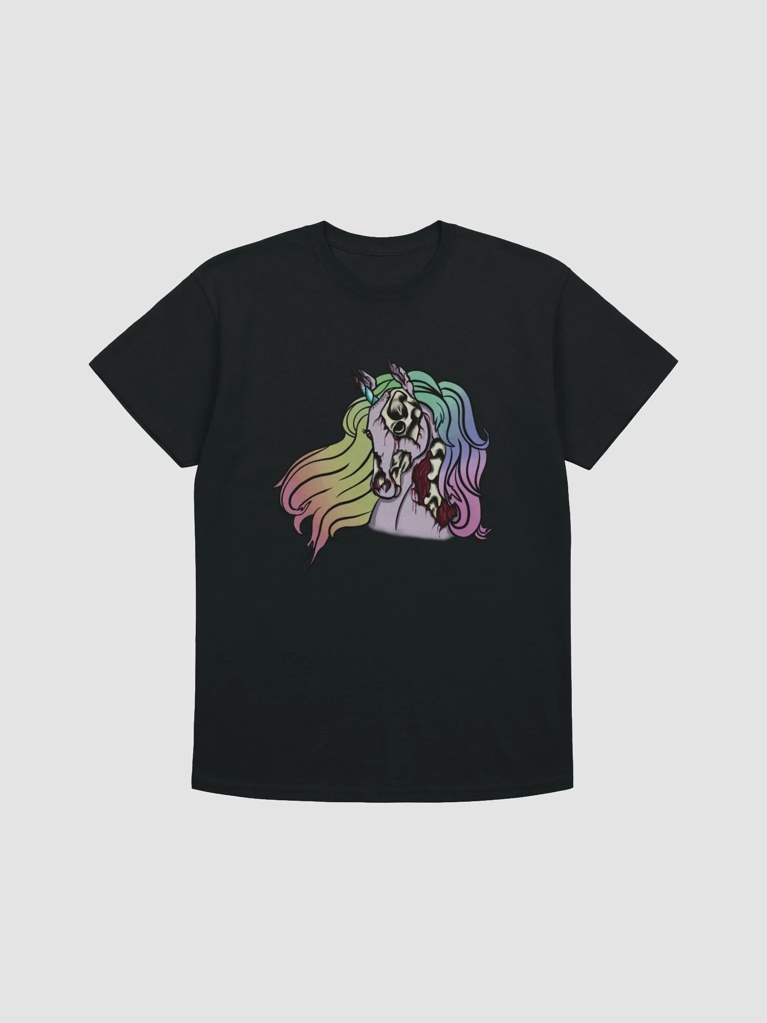 horror unicorn tee product image (2)