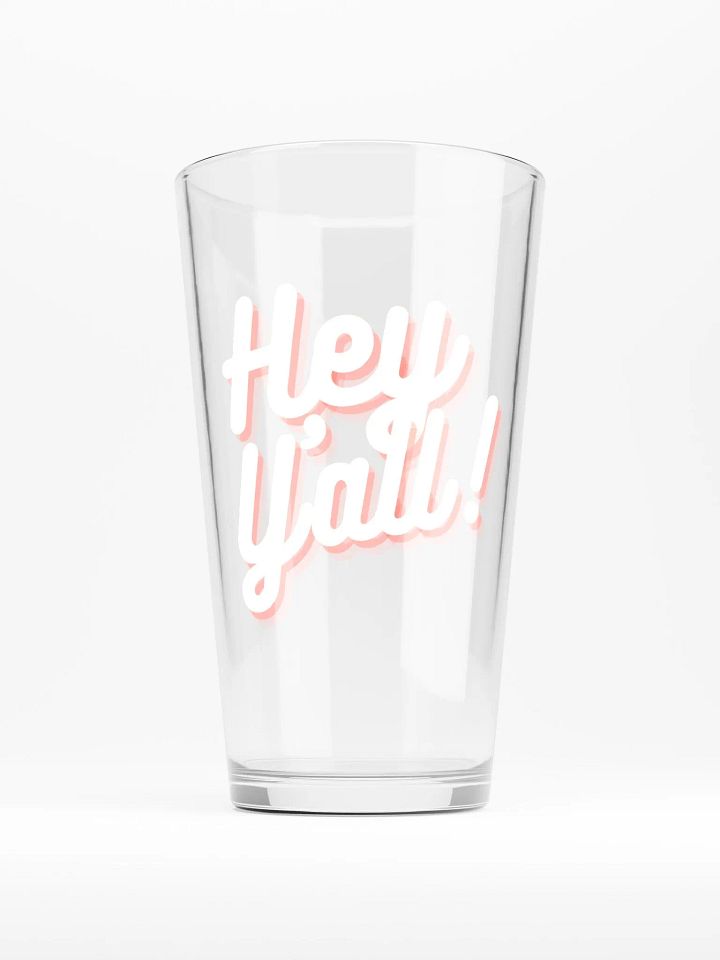 Hey Y'all Pint Glass product image (1)