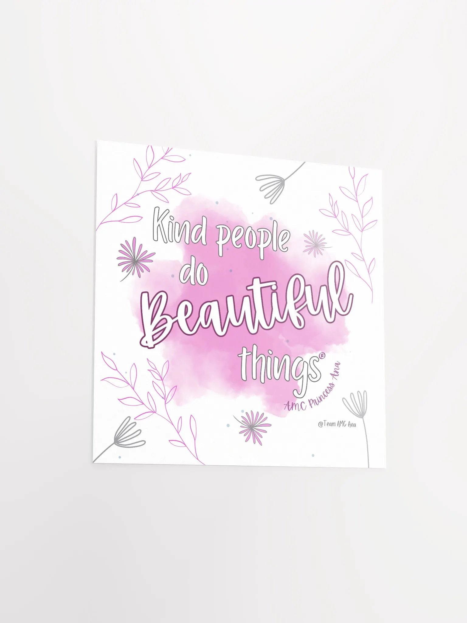 KPDBT - White/Pink Poster product image (9)