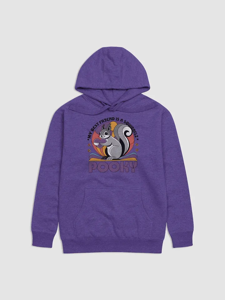 Super Soft and Comfy Hoodie: My Best Friend is a Squirrel, Purple product image (1)