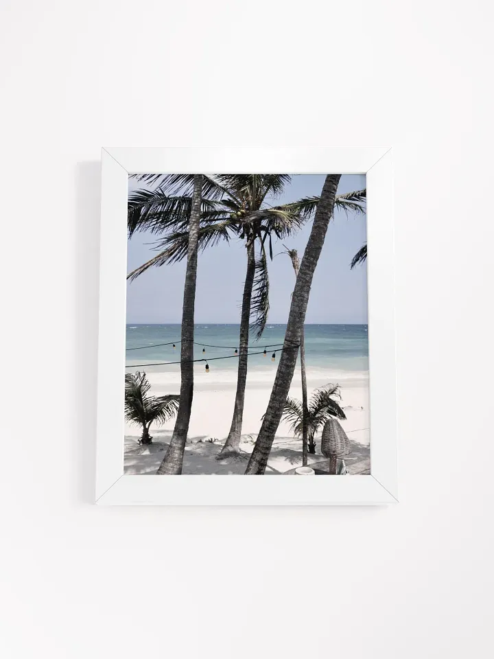 Tulum Beach - Framed High-Quality Matte Poster product image (1)