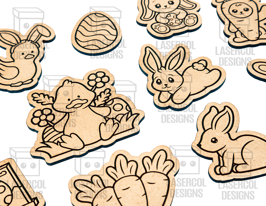 Easter Cutouts/Paint Kit Set 1 & Set 2 - Laser Cut Files product image (10)