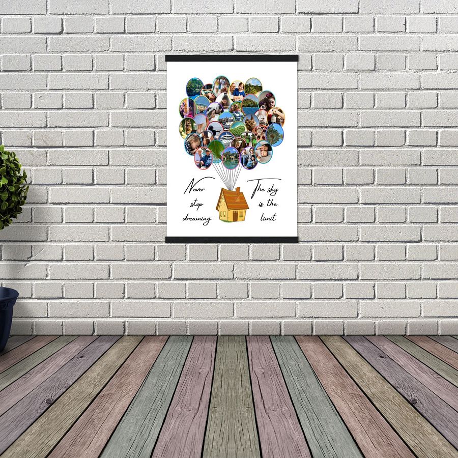 Inspirational Balloons and House Photo Collage Canva Template product image (6)