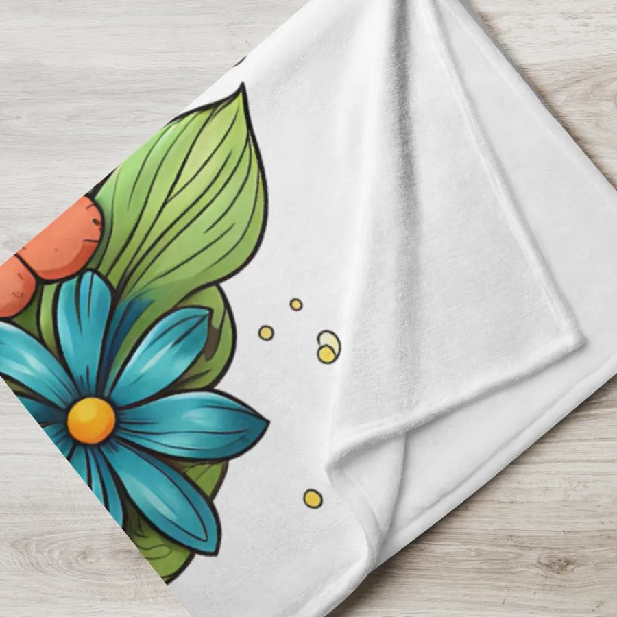 Colorful Cross and Floral Throw Blanket product image (17)